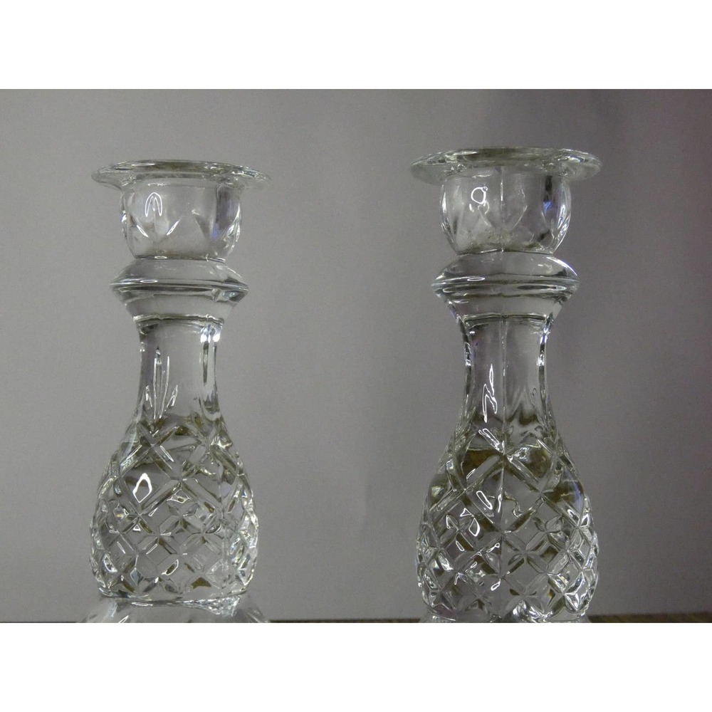 Modern Glass Candlesticks - Picture 4 of 5